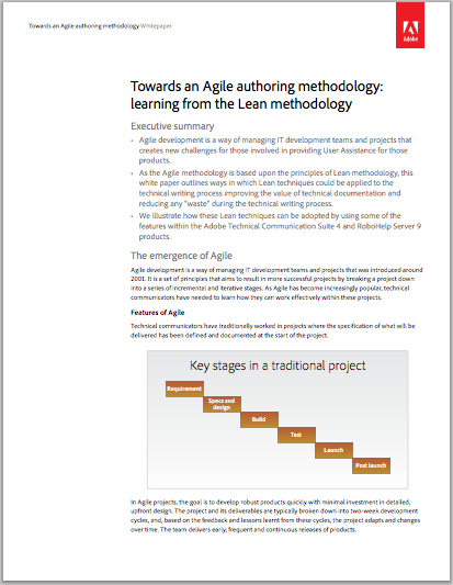 Agile development methodology essay